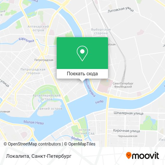 Карта Локалита