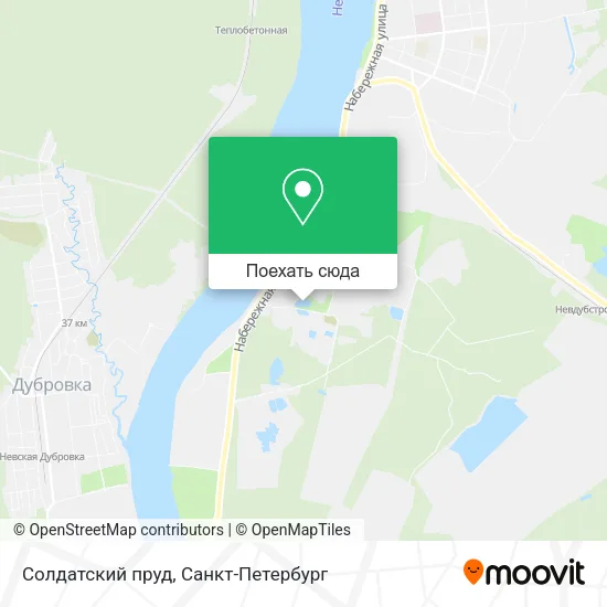 Карта Солдатский пруд