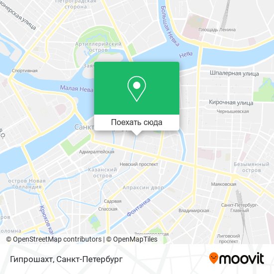 Карта Гипрошахт