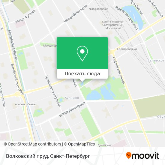 Карта Волковский пруд