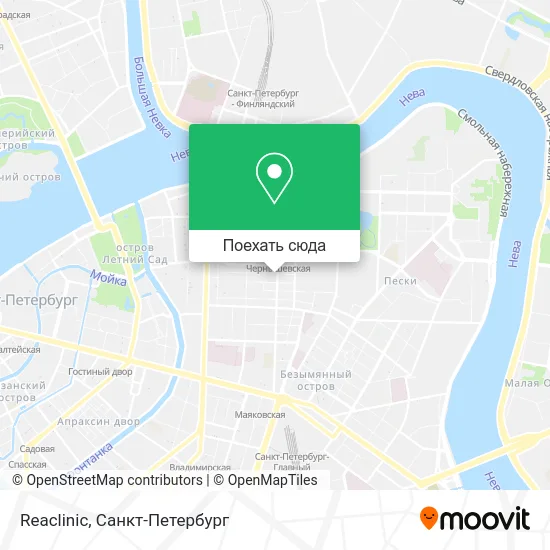 Карта Reaclinic