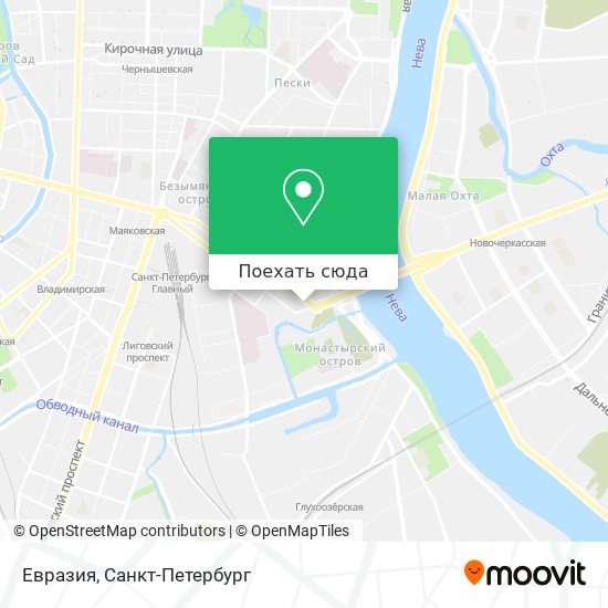 Карта Евразия