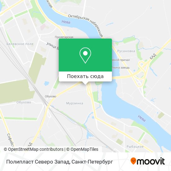 Карта Полипласт Северо Запад