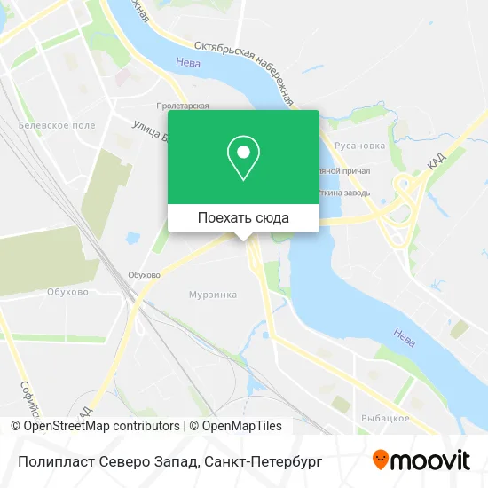 Карта Полипласт Северо Запад