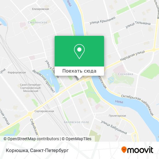 Карта Корюшка