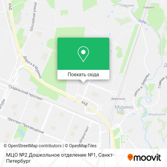 Карта МЦО №2 Дошкольное отделение №1