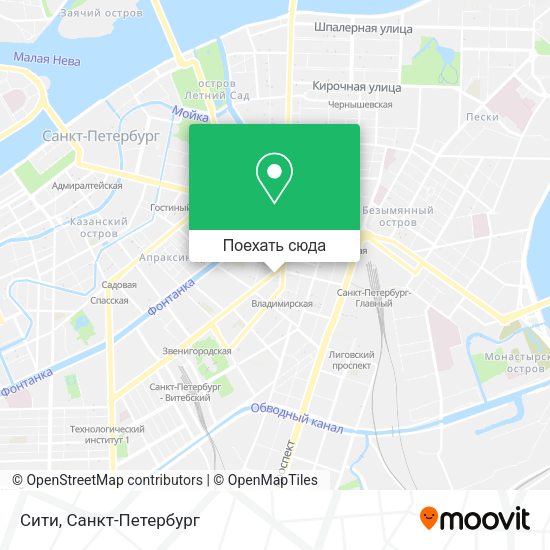 Карта Сити