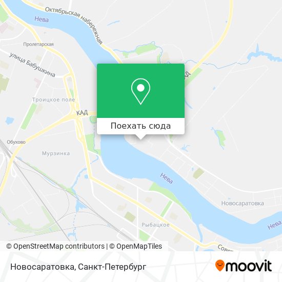Карта Новосаратовка