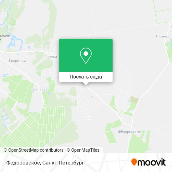 Карта Фёдоровское
