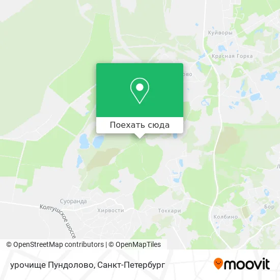 Карта урочище Пундолово