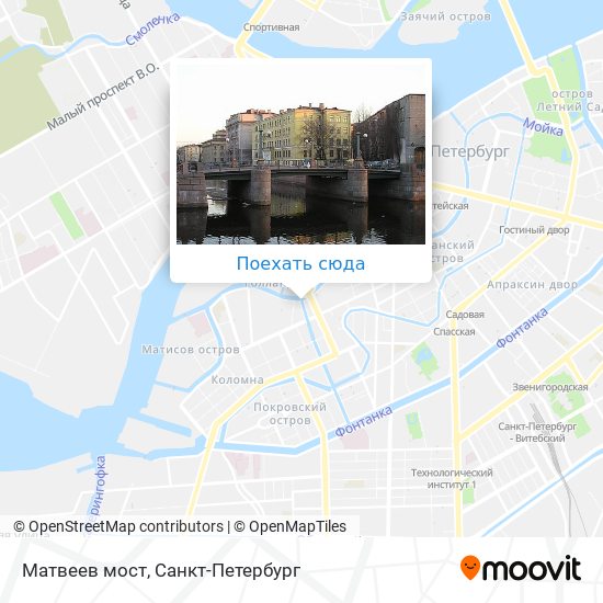 Карта Матвеев мост