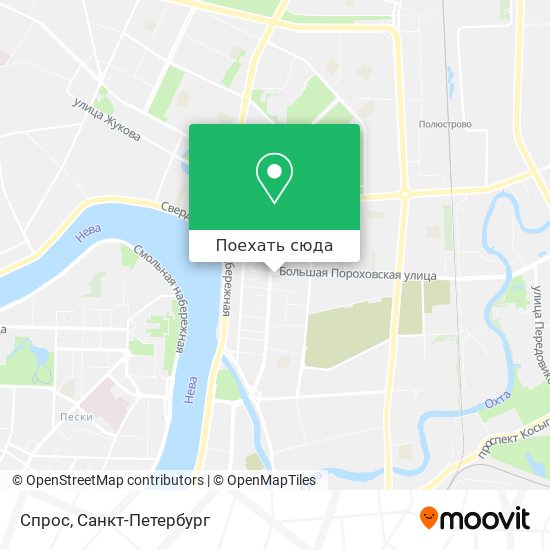 Карта Спрос