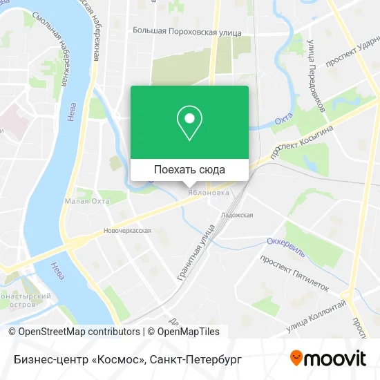 Карта Бизнес-центр «Космос»