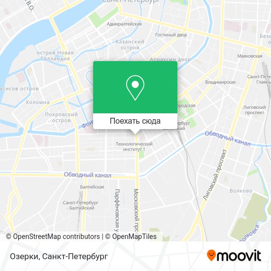 Карта Озерки