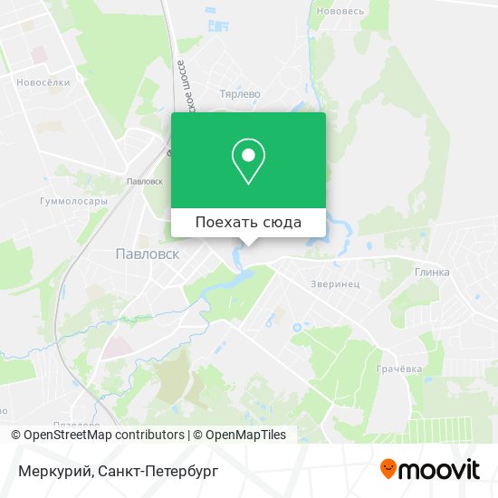 Карта Меркурий