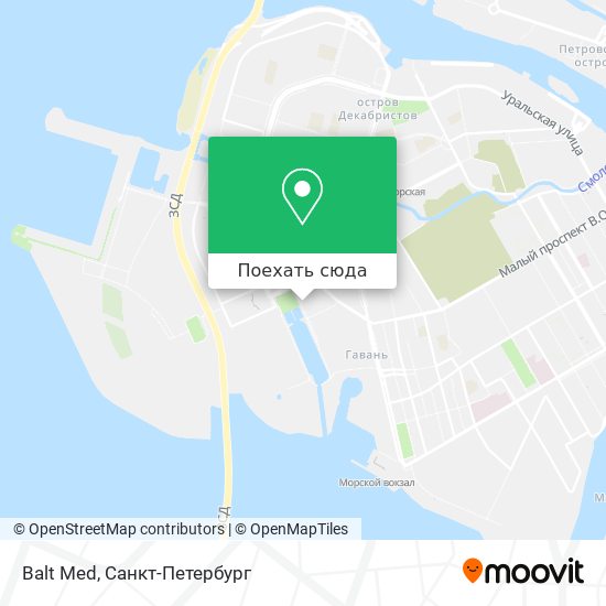 Карта Balt Med