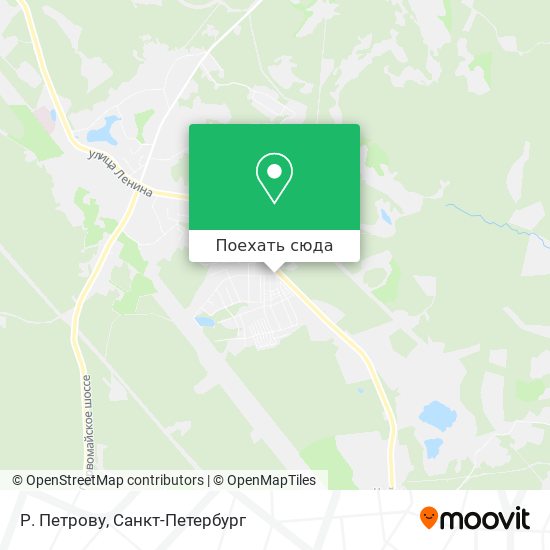 Карта Р. Петрову