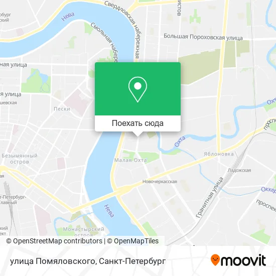Карта улица Помяловского
