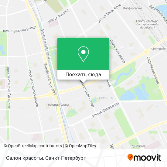 Карта Салон красоты