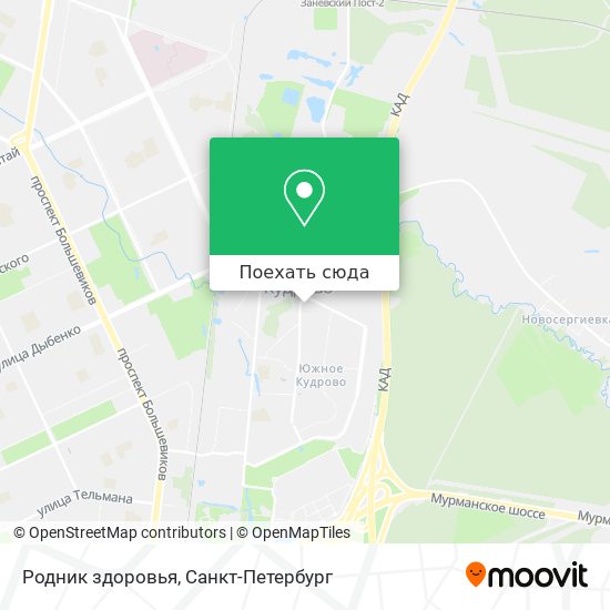Карта Родник здоровья