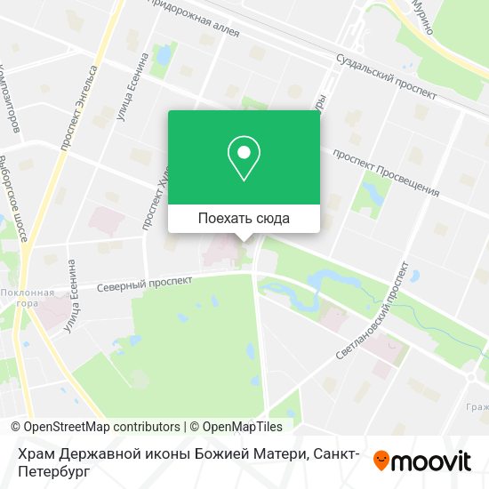 Карта Храм Державной иконы Божией Матери