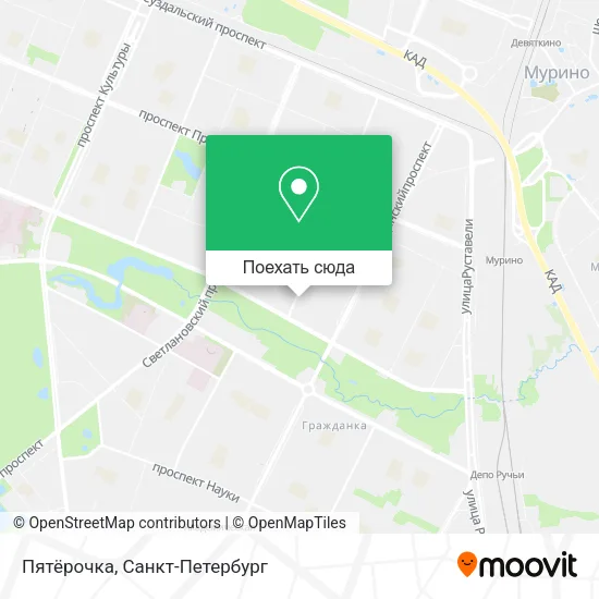 Карта Пятёрочка