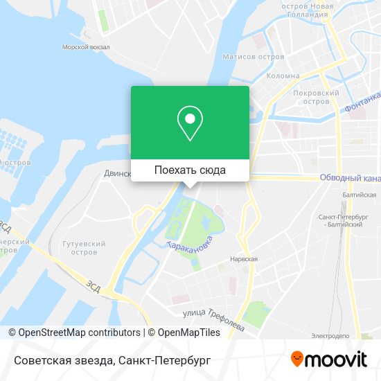 Карта Советская звезда