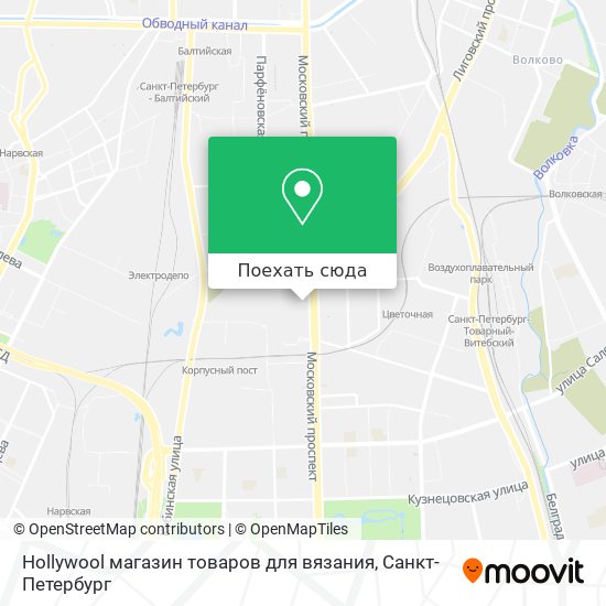 Карта Hollywool магазин товаров для вязания