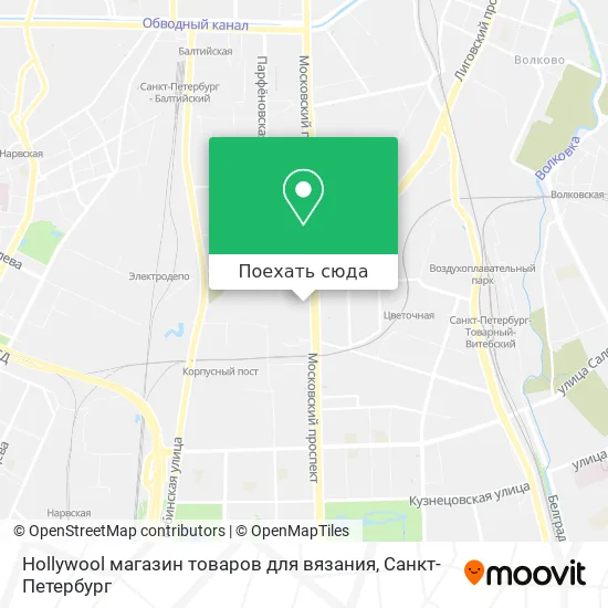 Карта Hollywool магазин товаров для вязания