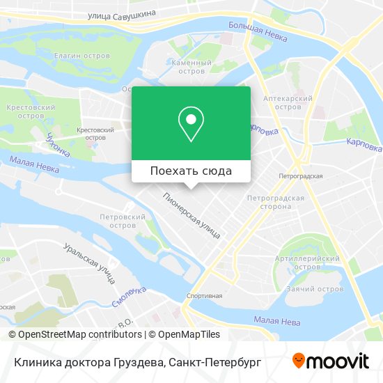 Карта Клиника доктора Груздева