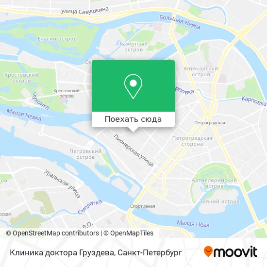 Карта Клиника доктора Груздева