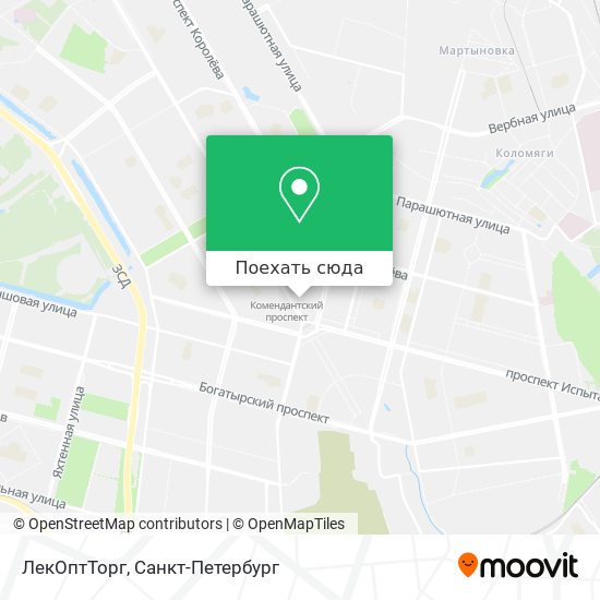 Карта ЛекОптТорг