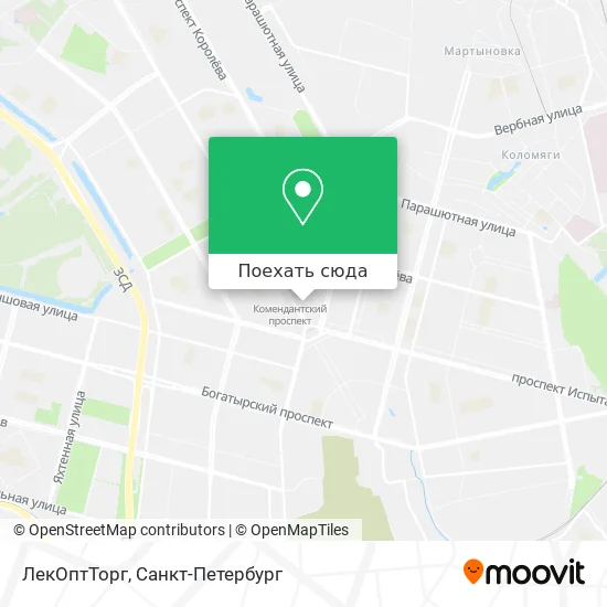 Карта ЛекОптТорг