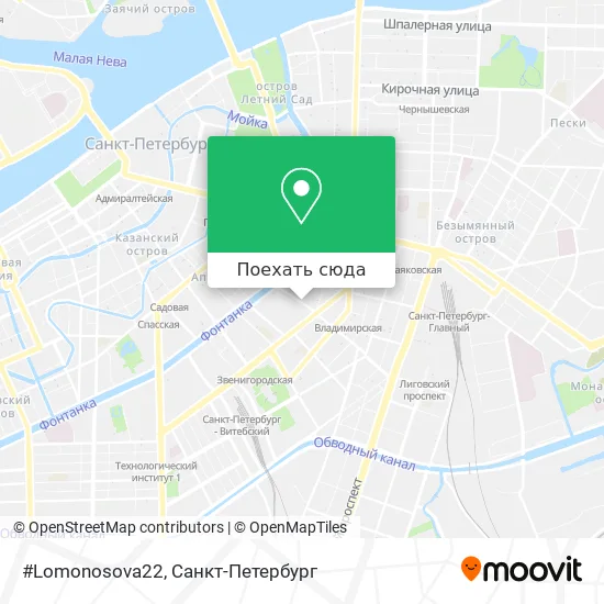 Карта #Lomonosova22