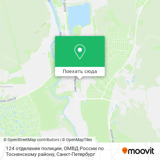 Карта 124 отделение полиции, ОМВД России по Тосненскому району