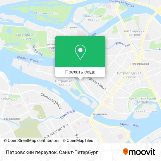 Карта Петровский переулок