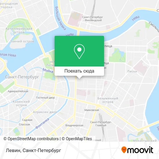 Карта Левин