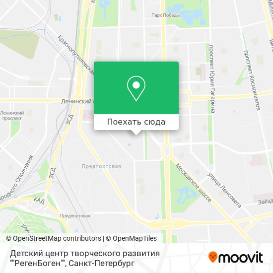 Карта Детский центр творческого развития ""РегенБоген""