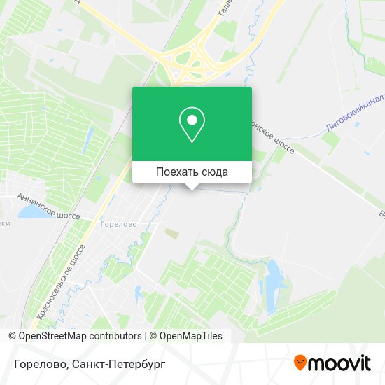 Карта Горелово