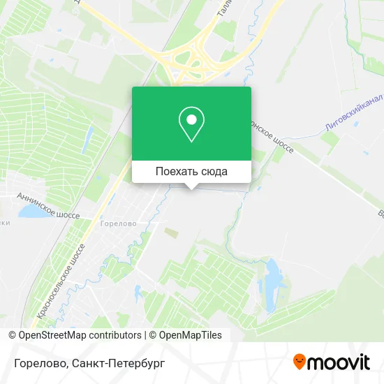 Карта Горелово
