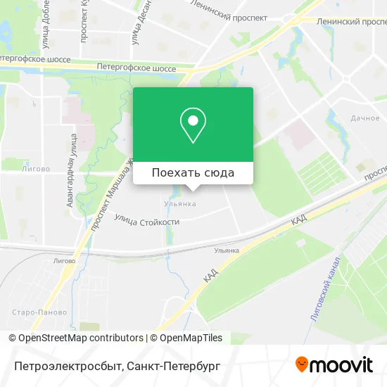 Карта Петроэлектросбыт