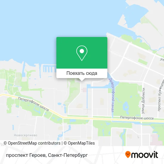 Карта проспект Героев