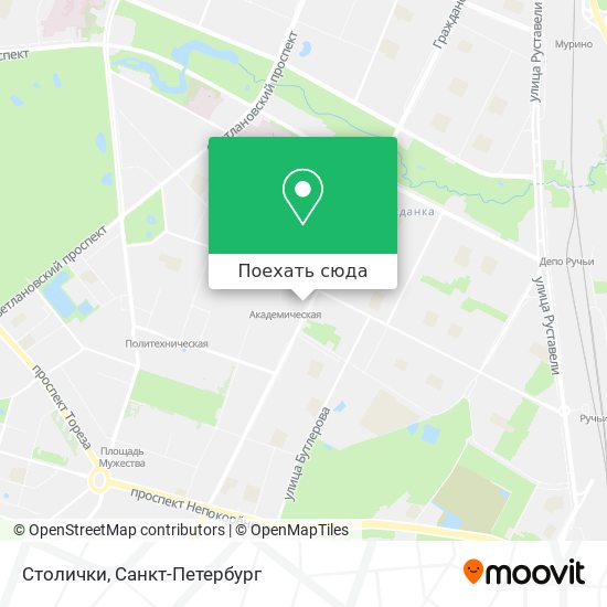 Карта Столички