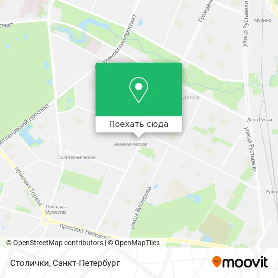 Карта Столички