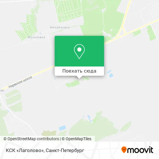 Карта КСК «Лаголово»