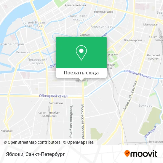 Карта Яблоки