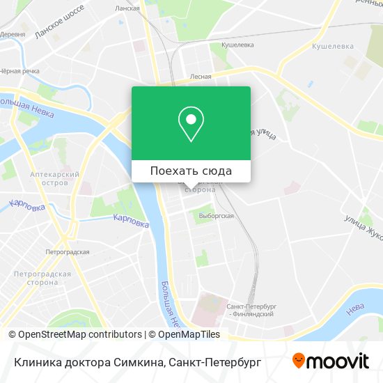 Карта Клиника доктора Симкина