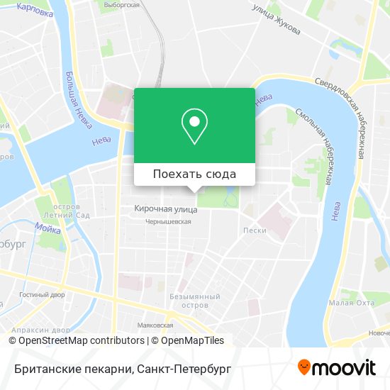 Карта Британские пекарни