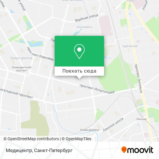 Карта Медицентр