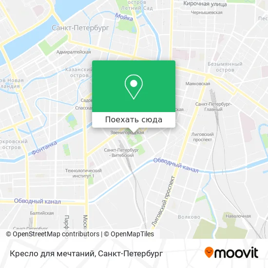 Карта Кресло для мечтаний